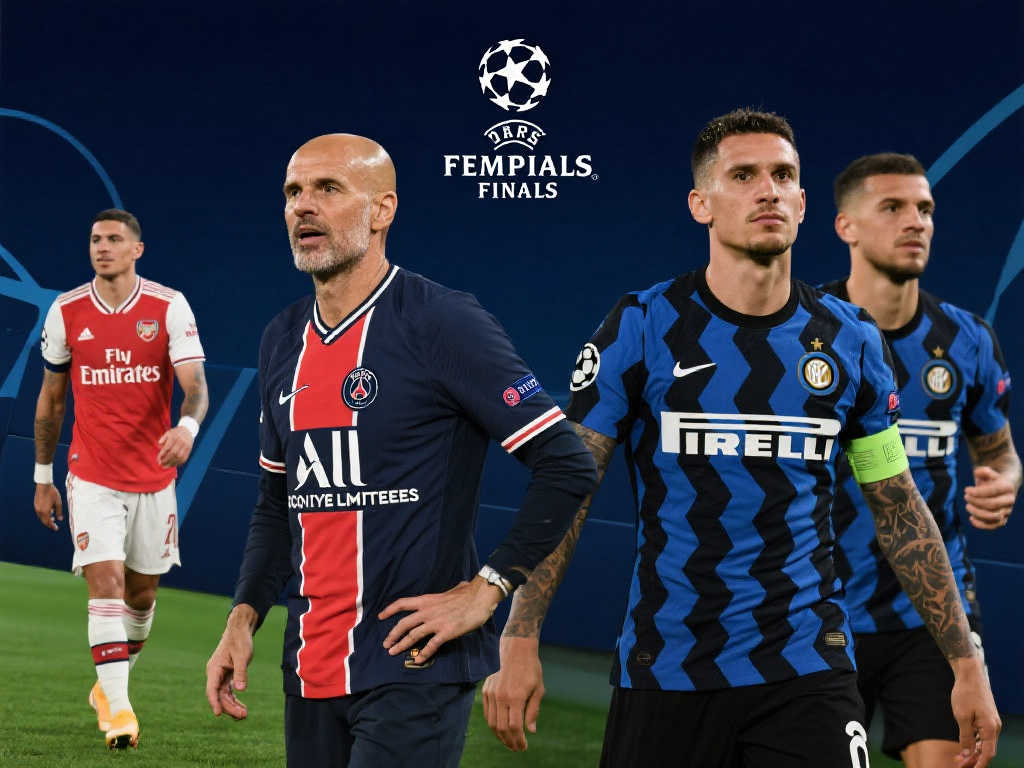 欧冠：阿森纳双线失利，巴黎与国米携手晋级决赛