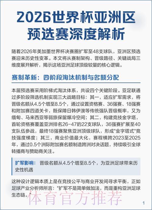 世界杯赛事深度预测解析及精选投注建议